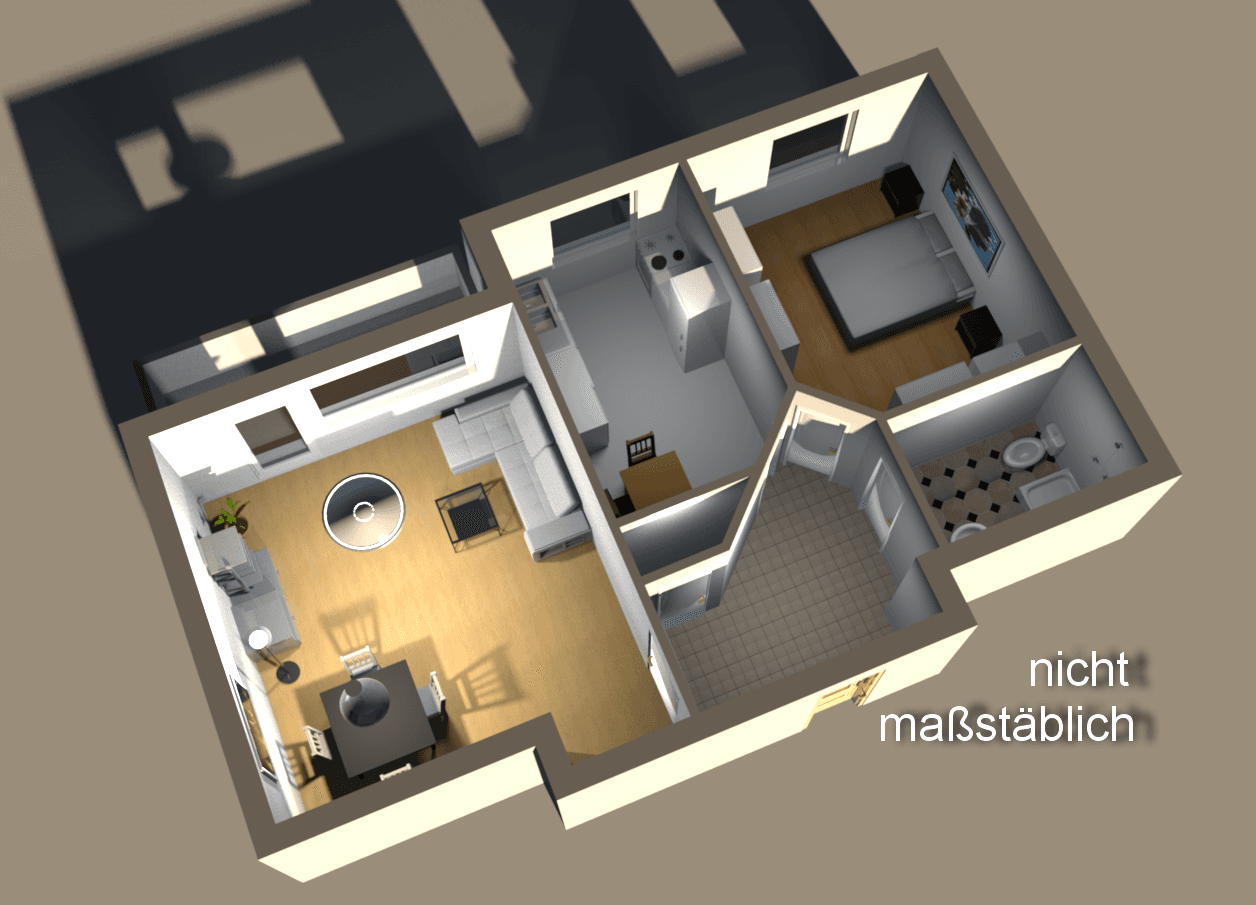 Pronájem bytu 2+1 61 m², Bergheim, Severní Porýní-Vestfálsko Pronájem bytu 2+1 61 m², Bergheim, Severní Porýní-Vestfálsko