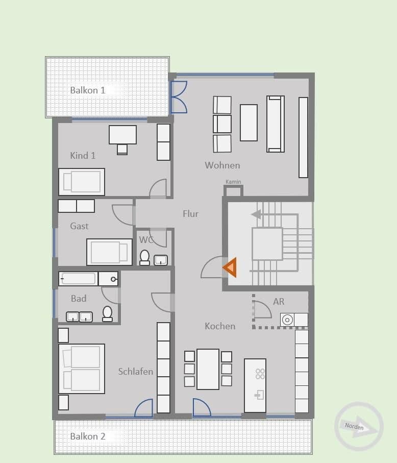 Prodej bytu 4+1 147 m², Habichtstr. 25, Essen, Severní Porýní-Vestfálsko Prodej bytu 4+1 147 m², Habichtstr. 25, Essen, Severní Porýní-Vestfálsko