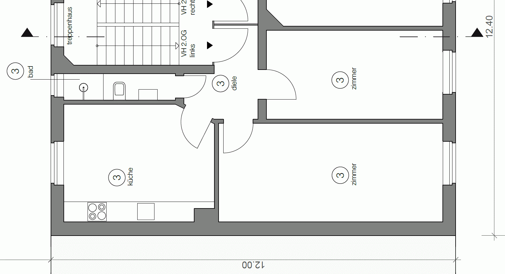 Pronájem bytu 2+1 55 m², Rödelsheimer Landstr. xx, Frankfurt am Main, Hessen Pronájem bytu 2+1 55 m², Rödelsheimer Landstr. xx, Frankfurt am Main, Hessen