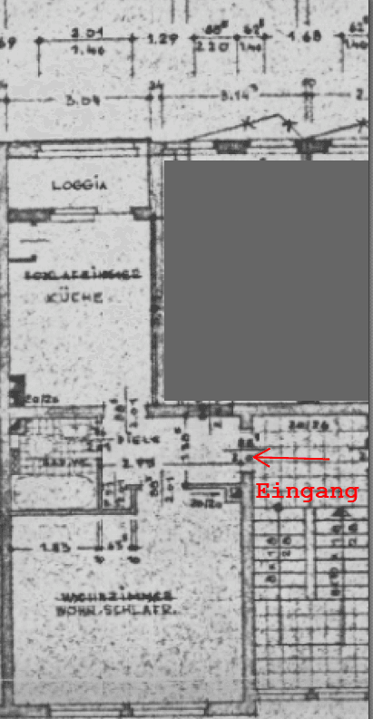 Pronájem bytu 2+1 44 m², Hövelstraße 28, Essen, Deutschland, Essen, Severní Porýní-Vestfálsko Pronájem bytu 2+1 44 m², Hövelstraße 28, Essen, Deutschland, Essen, Severní Porýní-Vestfálsko