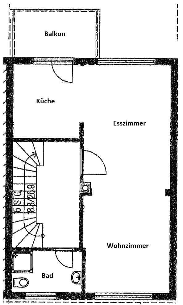 Pronájem bytu 3+1 65 m², Talstr 57, Brühl, Severní Porýní-Vestfálsko Pronájem bytu 3+1 65 m², Talstr 57, Brühl, Severní Porýní-Vestfálsko