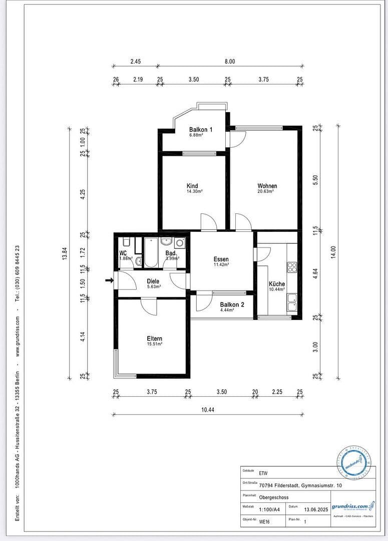 Prodej bytu 3+kk 90 m², Filderstadt, Bádensko-Württembersko Prodej bytu 3+kk 90 m², Filderstadt, Bádensko-Württembersko
