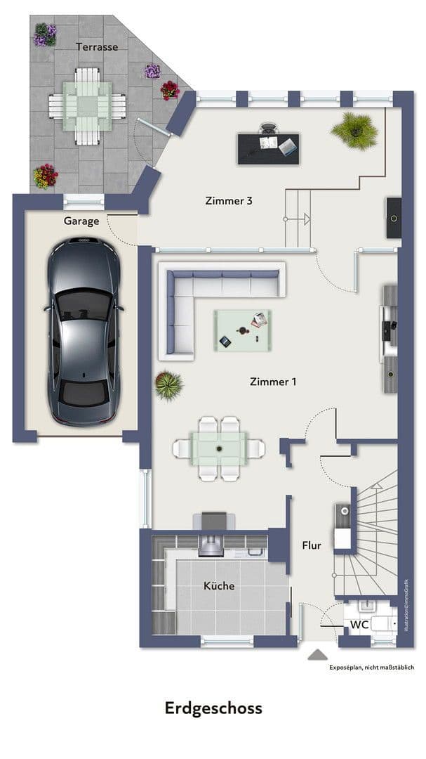Prodej domu 128 m², pozemek 245 m², Sofienstraße 11, Sankt Augustin, Severní Porýní-Vestfálsko Prodej domu 128 m², pozemek 245 m², Sofienstraße 11, Sankt Augustin, Severní Porýní-Vestfálsko