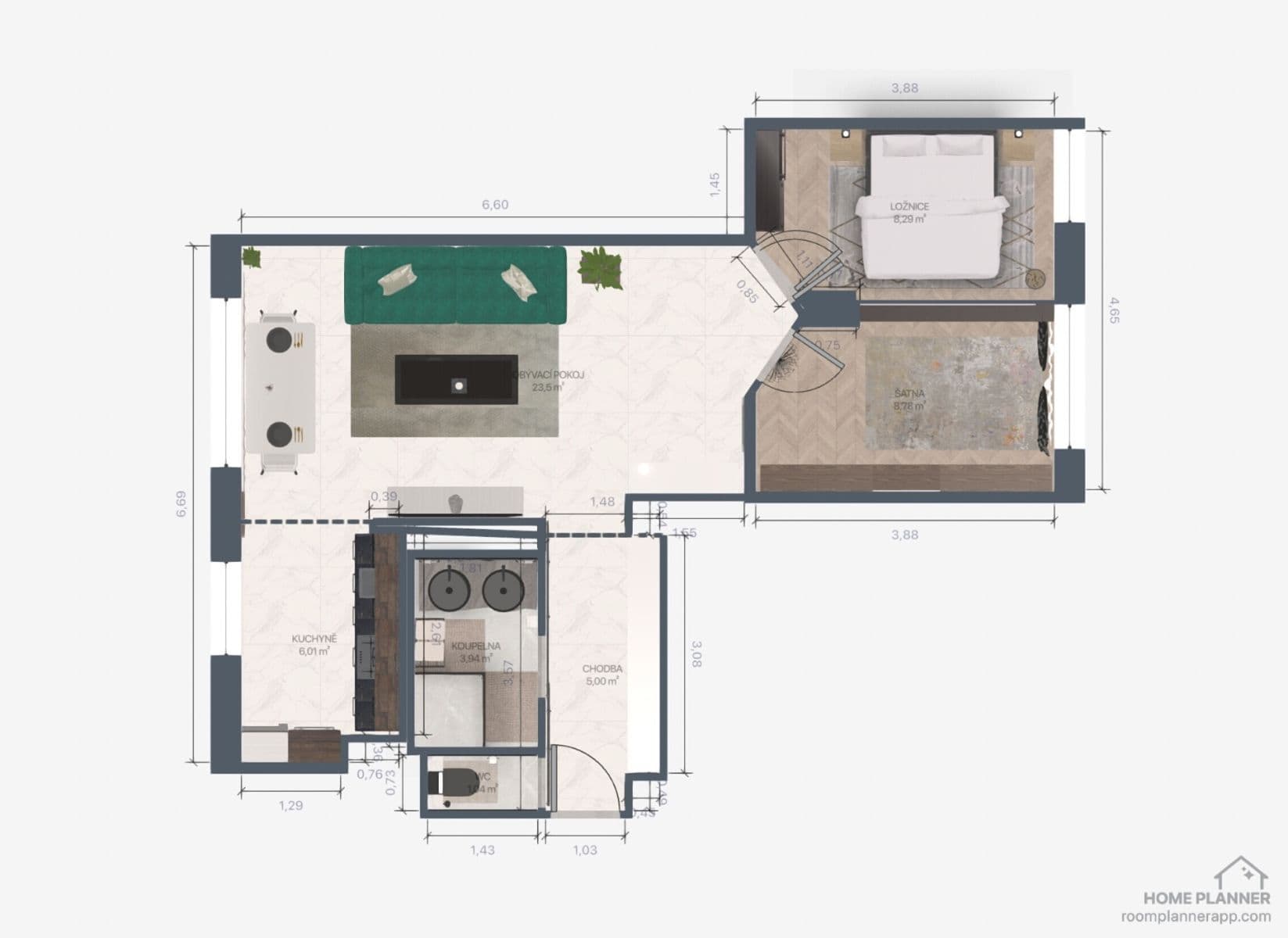 Prodej bytu 3+kk 63 m², Československé armády, Skuteč, Pardubický kraj Prodej bytu 3+kk 63 m², Československé armády, Skuteč, Pardubický kraj