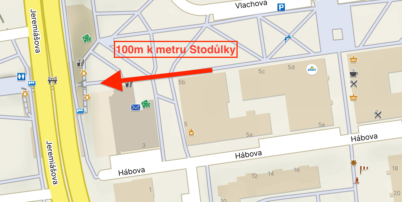 Pronájem garáže 10 m², Hábova, Praha, Praha Pronájem garáže 10 m², Hábova, Praha, Praha