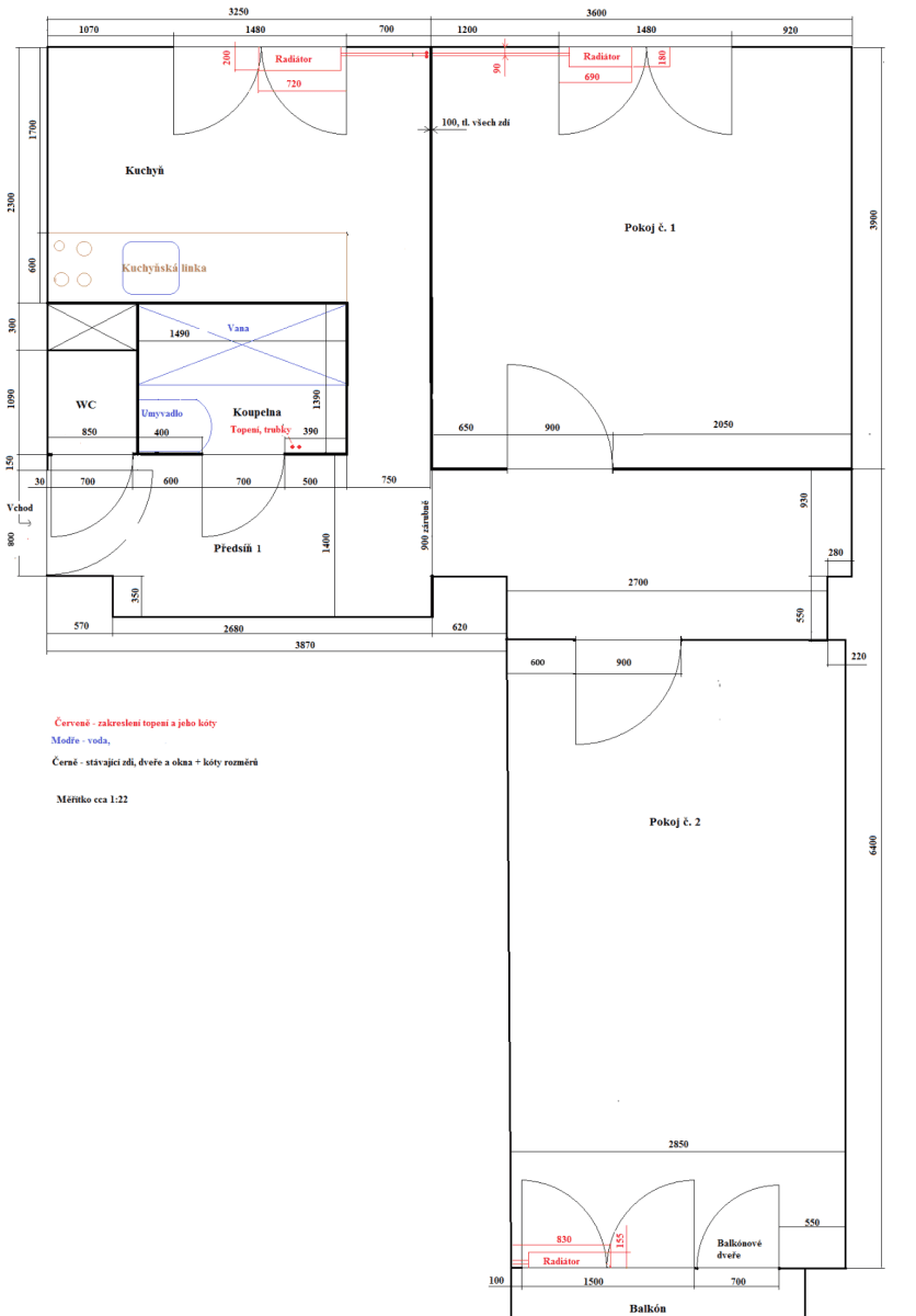 Pronájem bytu 2+1 50 m², Mochovská, Praha, Praha Pronájem bytu 2+1 50 m², Mochovská, Praha, Praha