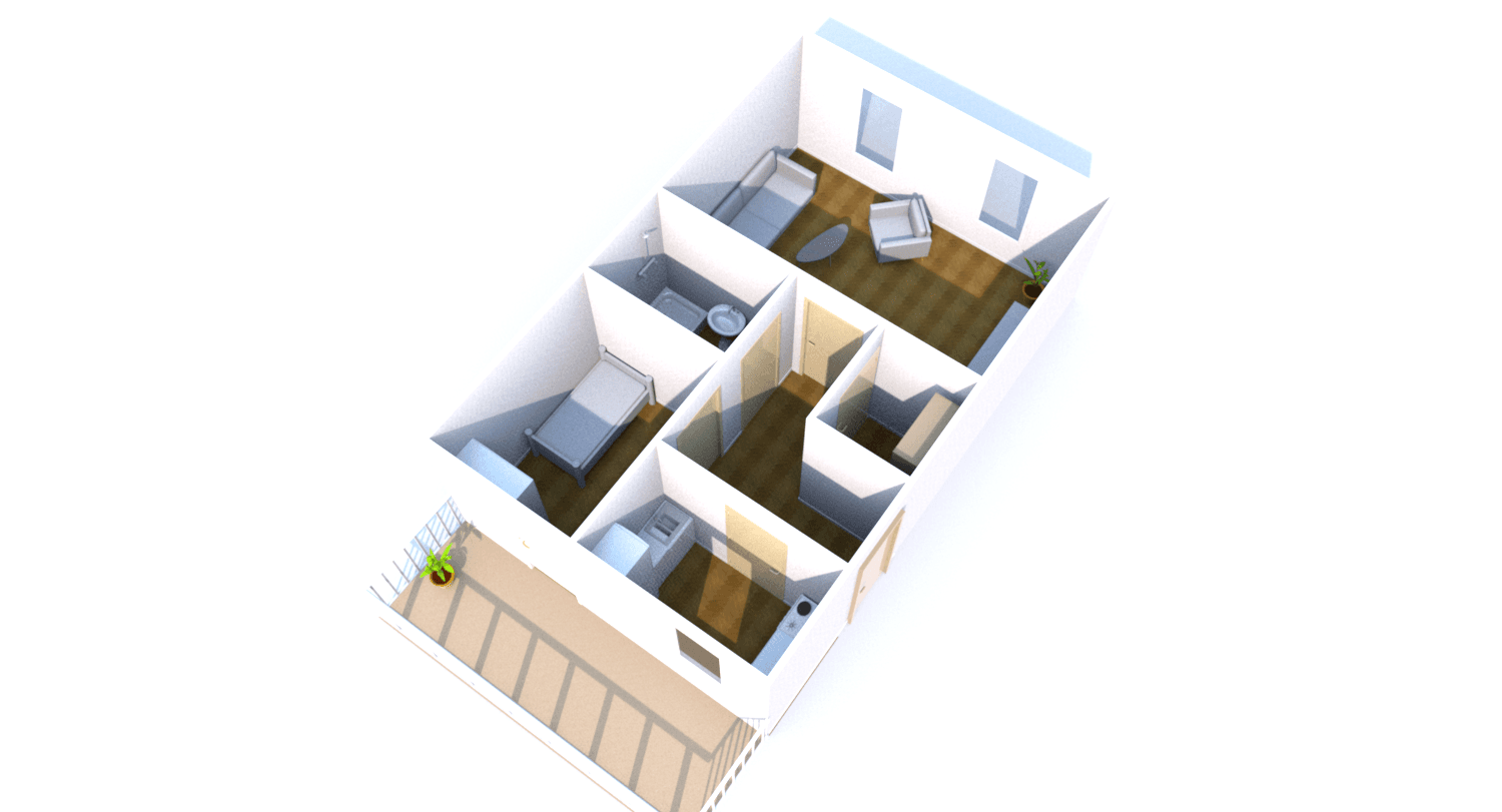 Pronájem bytu 2+1 46 m², Kellerberg 5, Limbach-Oberfrohna, Sasko Pronájem bytu 2+1 46 m², Kellerberg 5, Limbach-Oberfrohna, Sasko