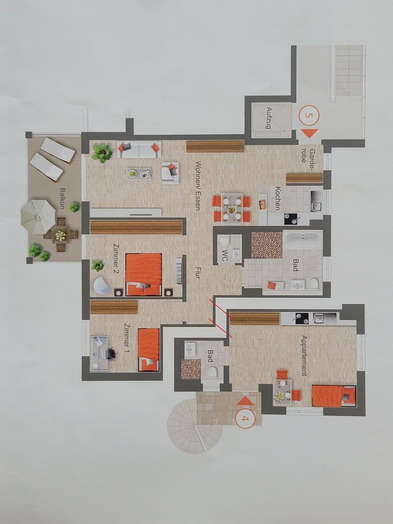 Prodej bytu 4+1 116 m², Inntalstraße 8, Brannenburg, Bavorsko Prodej bytu 4+1 116 m², Inntalstraße 8, Brannenburg, Bavorsko