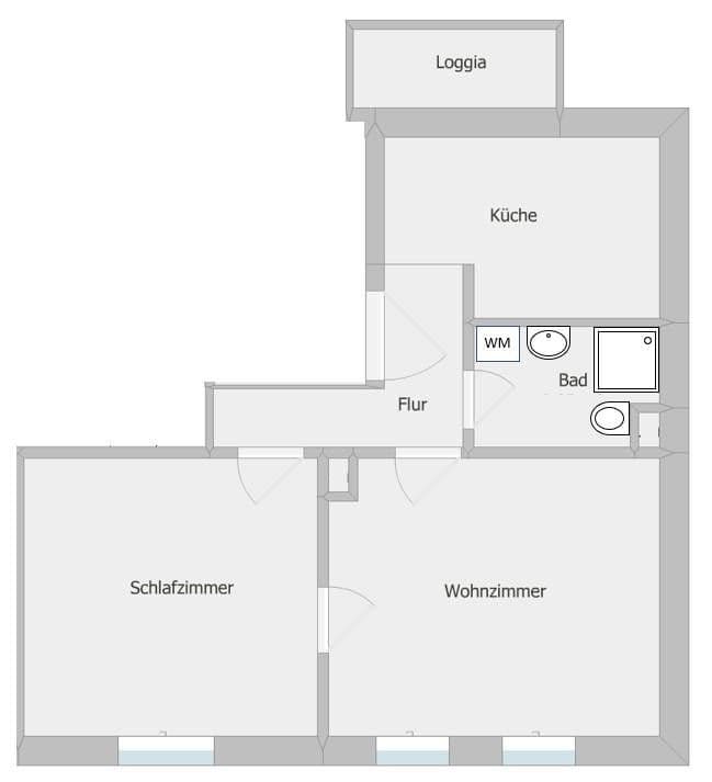 Pronájem bytu 2+1 51 m², Kaiser-Friedrich-Str. 122, Pforzheim, Bádensko-Württembersko Pronájem bytu 2+1 51 m², Kaiser-Friedrich-Str. 122, Pforzheim, Bádensko-Württembersko