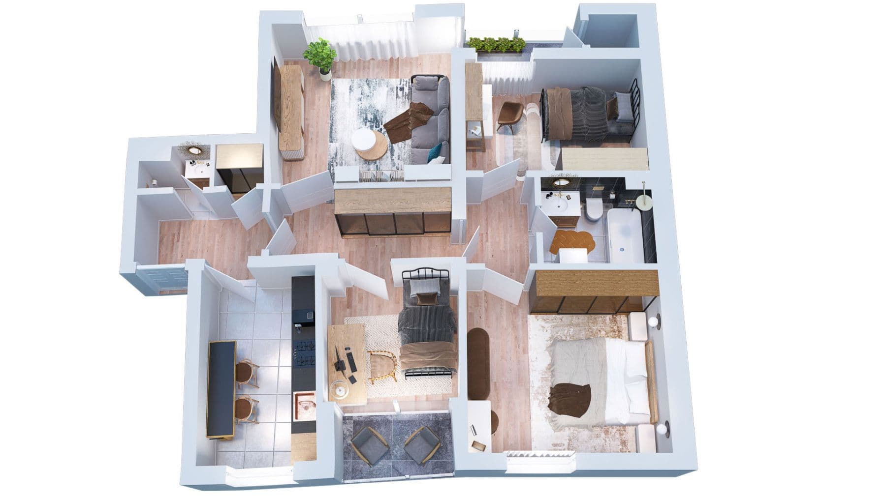 Prodej bytu 4+1 78 m², Walter-Scott-Str. 7, München, Bavorsko Prodej bytu 4+1 78 m², Walter-Scott-Str. 7, München, Bavorsko