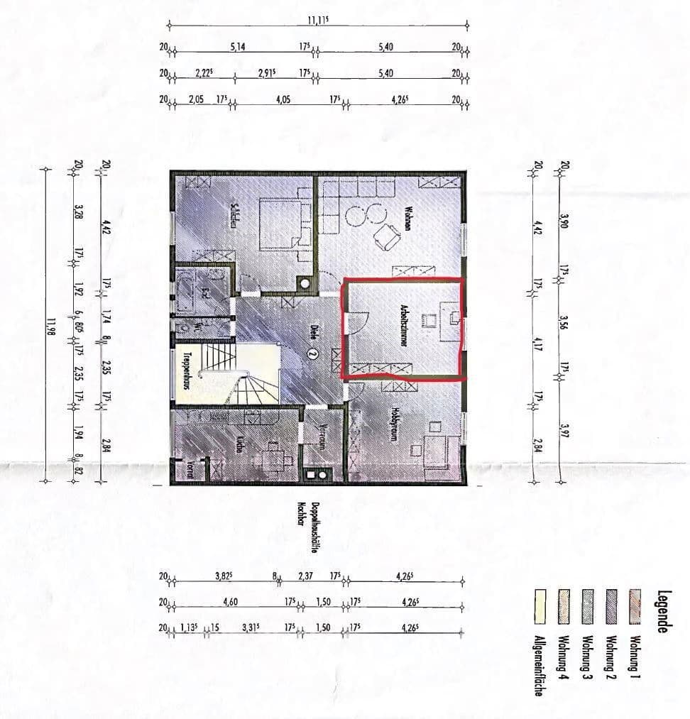 Pronájem bytu 107 m², Kreuzstraße 6, Villingen-Schwenningen, Bádensko-Württembersko Pronájem bytu 107 m², Kreuzstraße 6, Villingen-Schwenningen, Bádensko-Württembersko