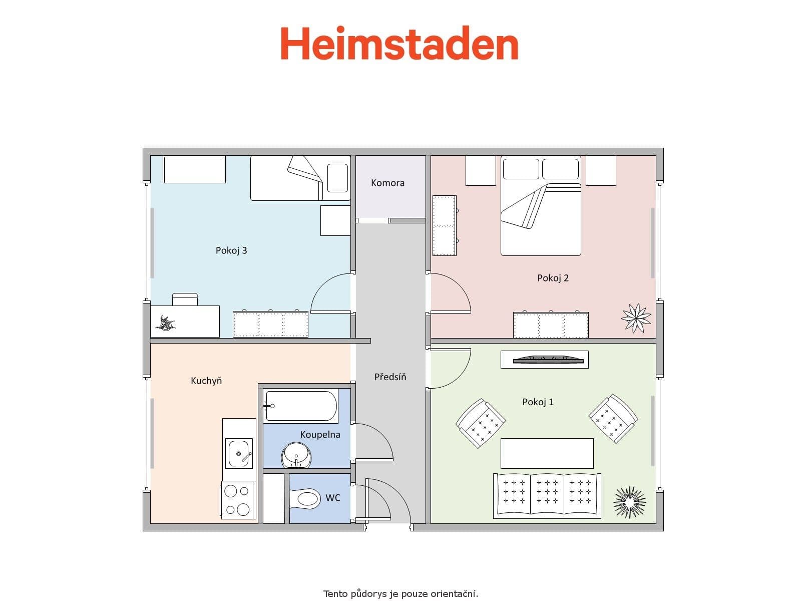 Pronájem bytu 3+1 76 m², Prameny, Karviná, Moravskoslezský kraj Pronájem bytu 3+1 76 m², Prameny, Karviná, Moravskoslezský kraj