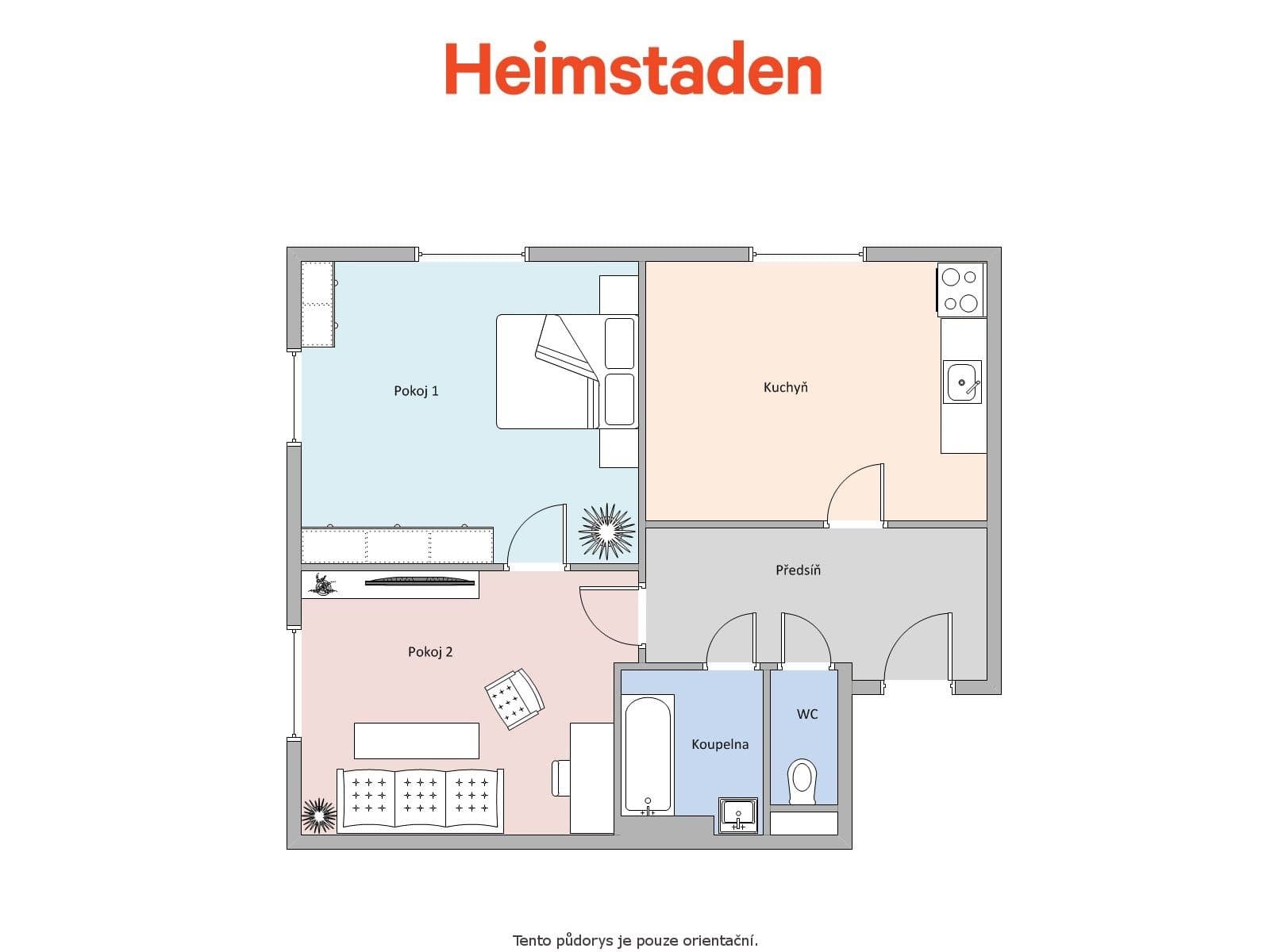 Pronájem bytu 2+1 57 m², Marxova, Havířov, Moravskoslezský kraj Pronájem bytu 2+1 57 m², Marxova, Havířov, Moravskoslezský kraj