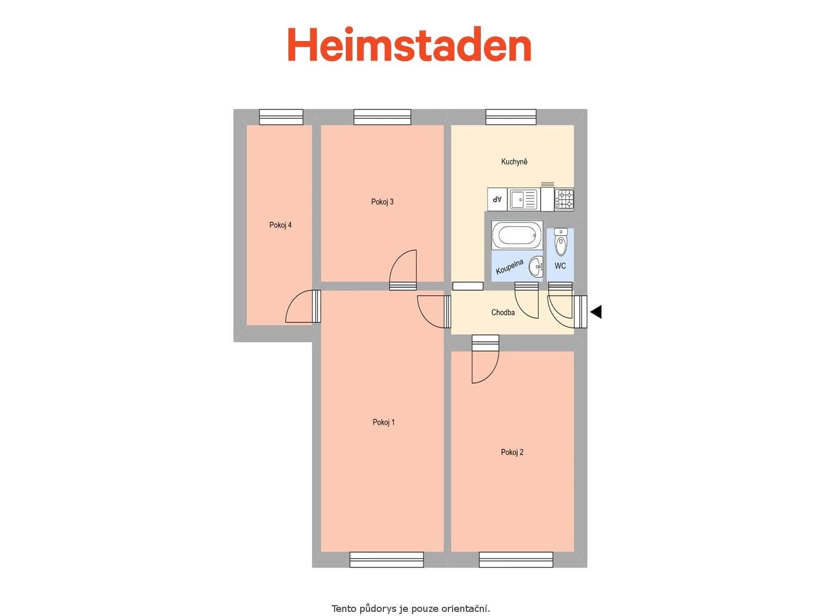 Pronájem bytu 4+1 78 m², E. F. Buriana, Havířov, Moravskoslezský kraj Pronájem bytu 4+1 78 m², E. F. Buriana, Havířov, Moravskoslezský kraj