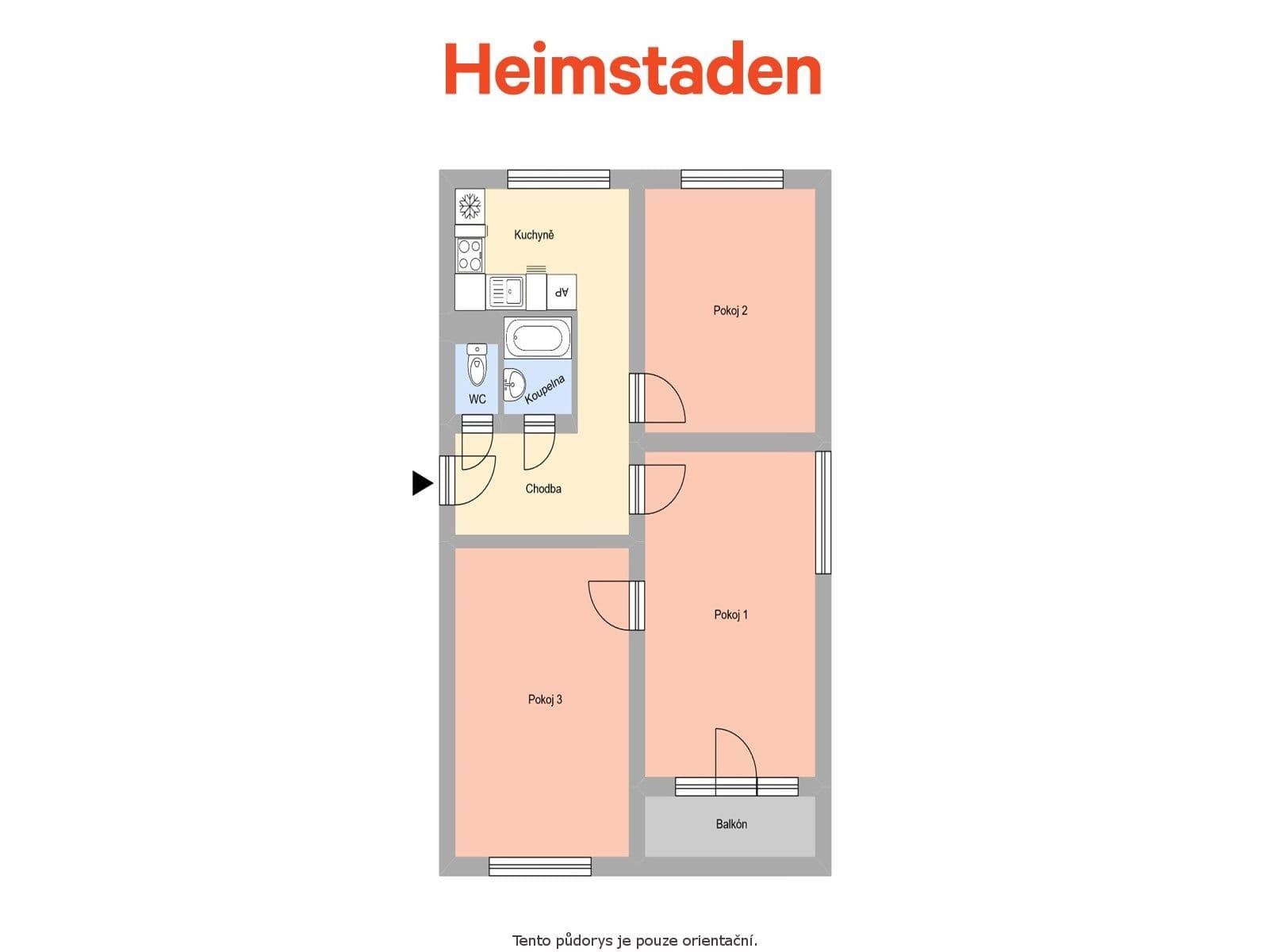 Pronájem bytu 3+1 69 m², Resslova, Havířov, Moravskoslezský kraj Pronájem bytu 3+1 69 m², Resslova, Havířov, Moravskoslezský kraj