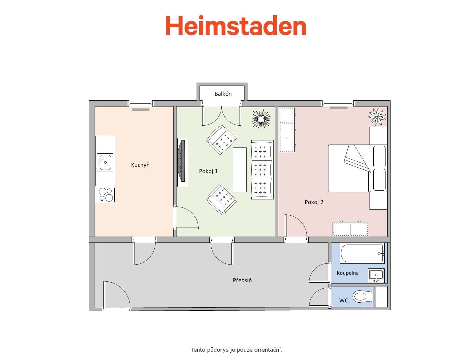 Pronájem bytu 2+1 52 m², Komenského, Ostrava, Moravskoslezský kraj Pronájem bytu 2+1 52 m², Komenského, Ostrava, Moravskoslezský kraj