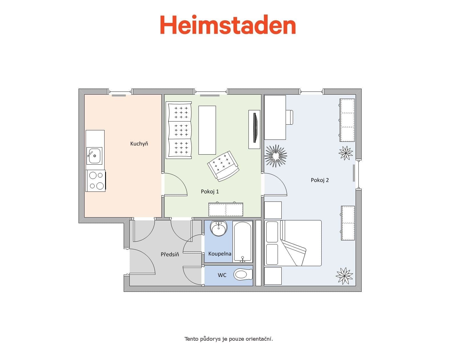 Pronájem bytu 2+1 61 m², Alšova, Ostrava, Moravskoslezský kraj Pronájem bytu 2+1 61 m², Alšova, Ostrava, Moravskoslezský kraj