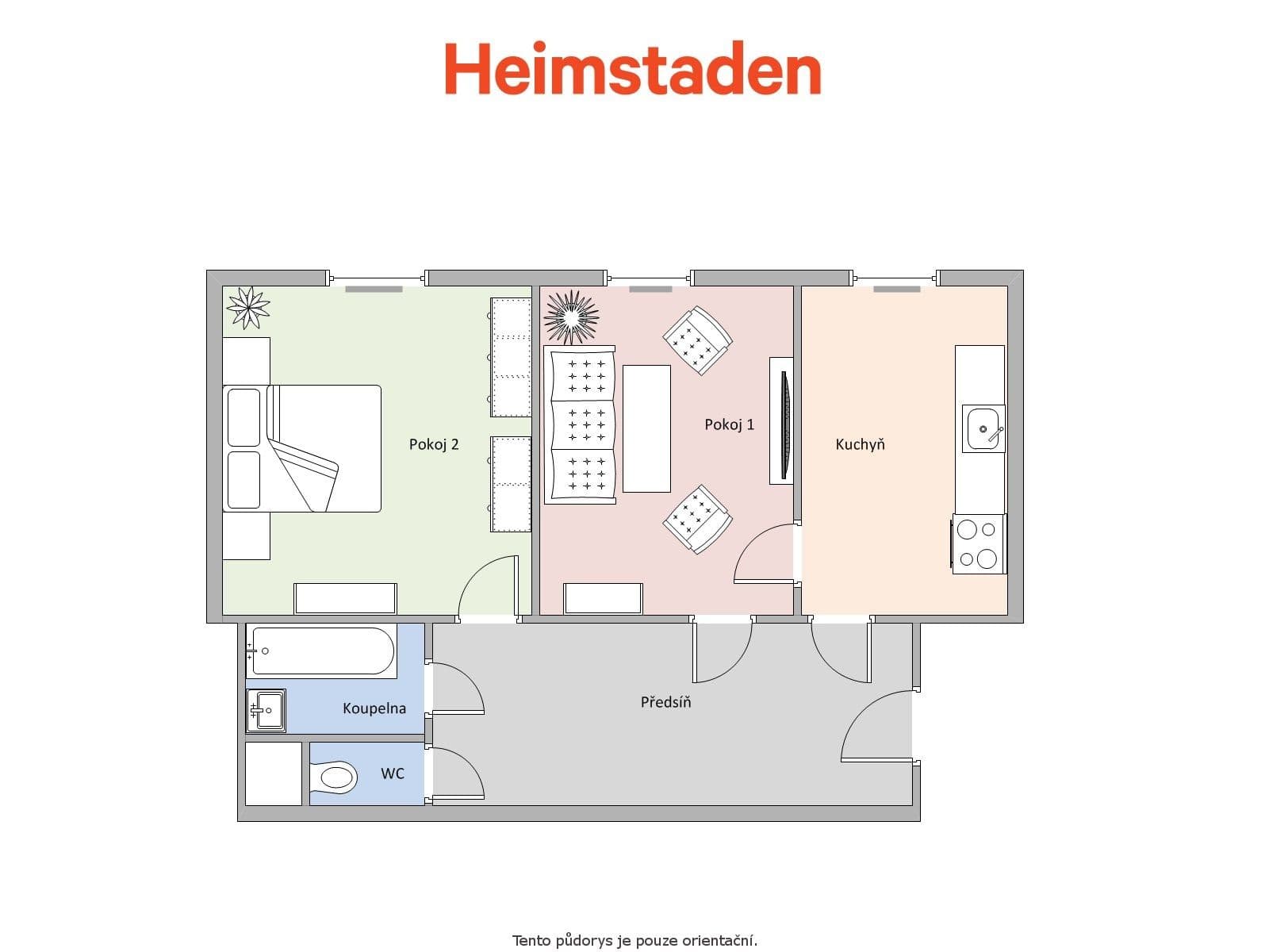 Pronájem bytu 2+1 57 m², Komenského, Ostrava, Moravskoslezský kraj Pronájem bytu 2+1 57 m², Komenského, Ostrava, Moravskoslezský kraj