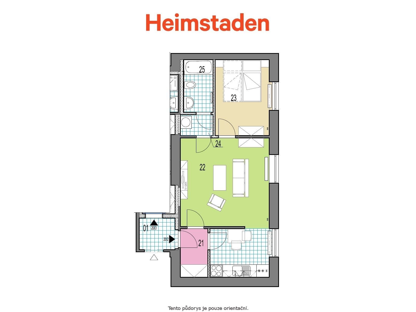 Pronájem bytu 2+kk 41 m², Jindřicha Plachty, Ostrava, Moravskoslezský kraj Pronájem bytu 2+kk 41 m², Jindřicha Plachty, Ostrava, Moravskoslezský kraj