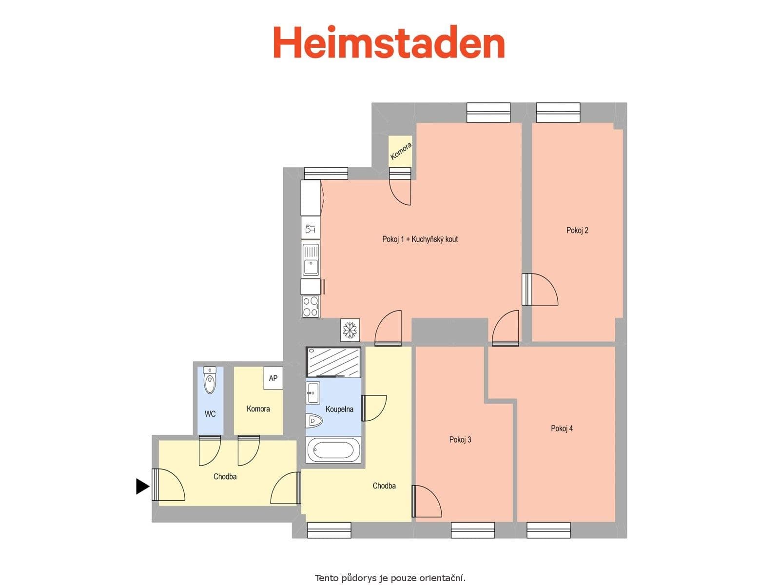 Pronájem bytu 4+kk 90 m², Hlavní třída, Ostrava, Moravskoslezský kraj Pronájem bytu 4+kk 90 m², Hlavní třída, Ostrava, Moravskoslezský kraj