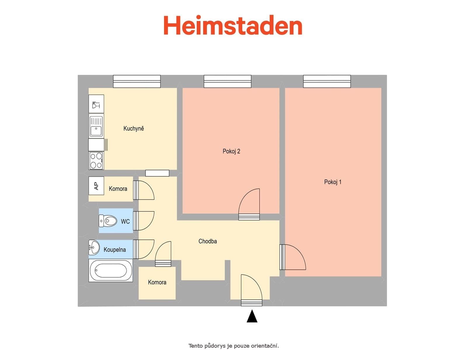 Pronájem bytu 2+1 60 m², Hlavní třída, Ostrava, Moravskoslezský kraj Pronájem bytu 2+1 60 m², Hlavní třída, Ostrava, Moravskoslezský kraj