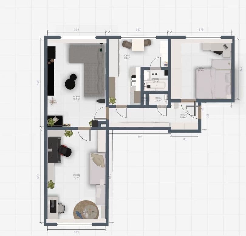Prodej bytu 3+1 74 m², Železničářská, Plzeň, Plzeňský kraj Prodej bytu 3+1 74 m², Železničářská, Plzeň, Plzeňský kraj