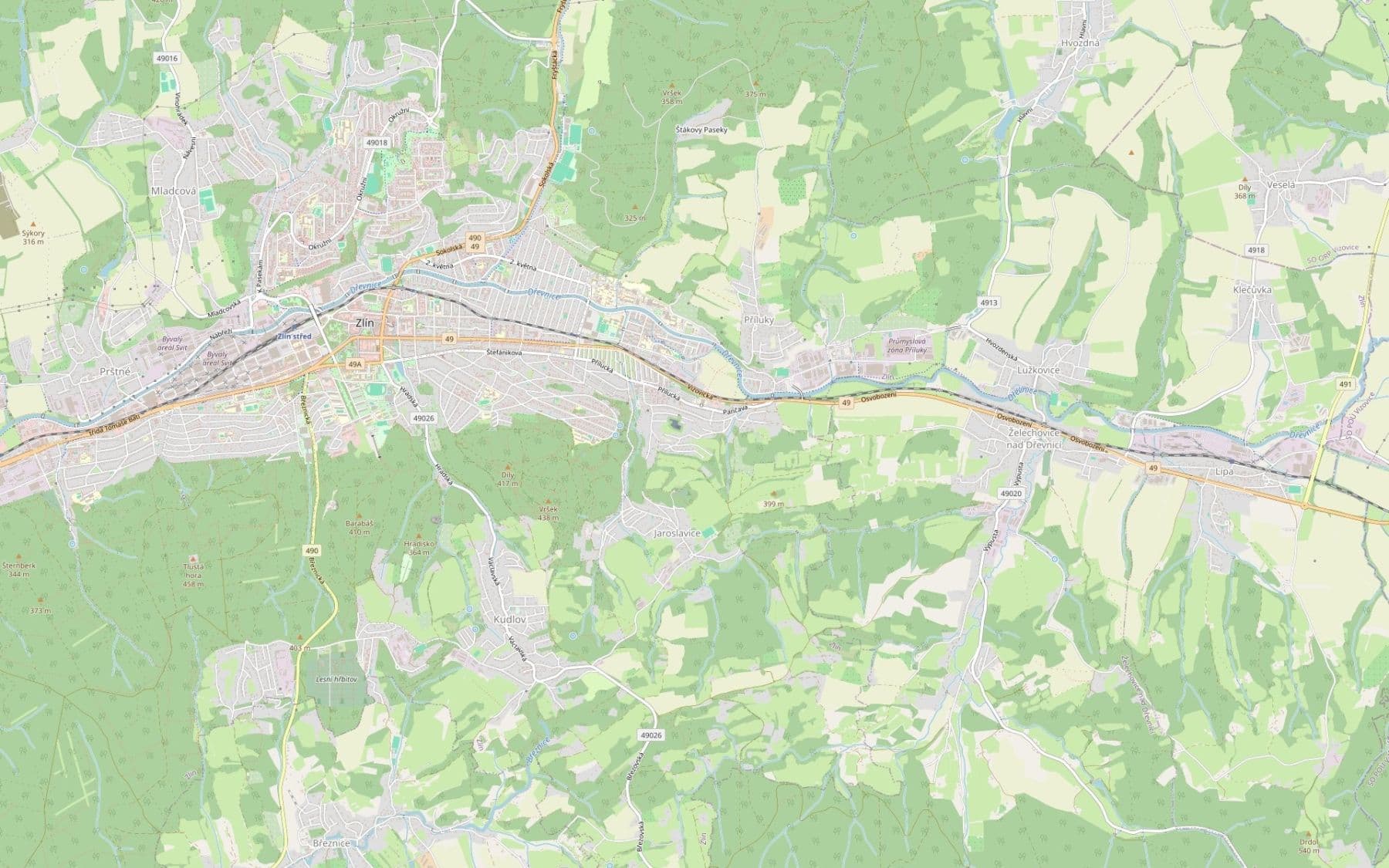 Prodej pozemku 11.240 m², Zlín, Zlínský kraj Prodej pozemku 11.240 m², Zlín, Zlínský kraj