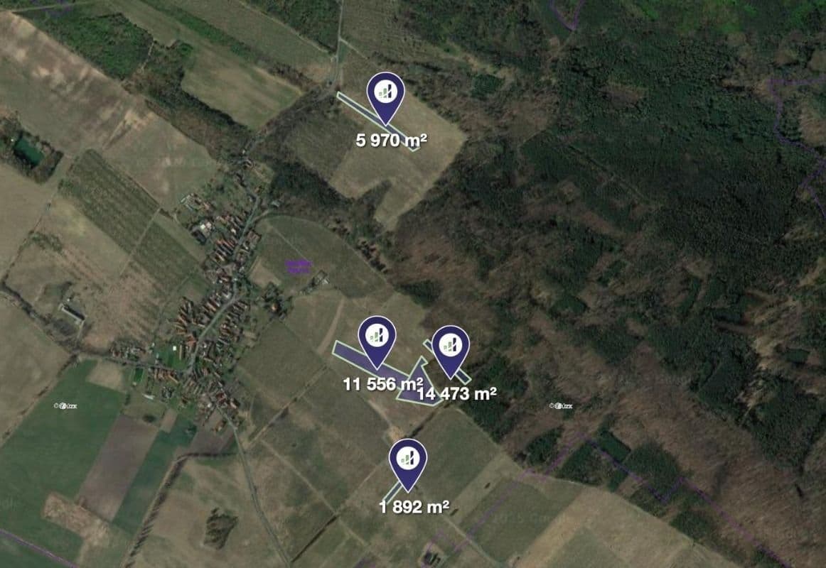 Prodej pozemku 33.891 m², Horušice, Středočeský kraj Prodej pozemku 33.891 m², Horušice, Středočeský kraj