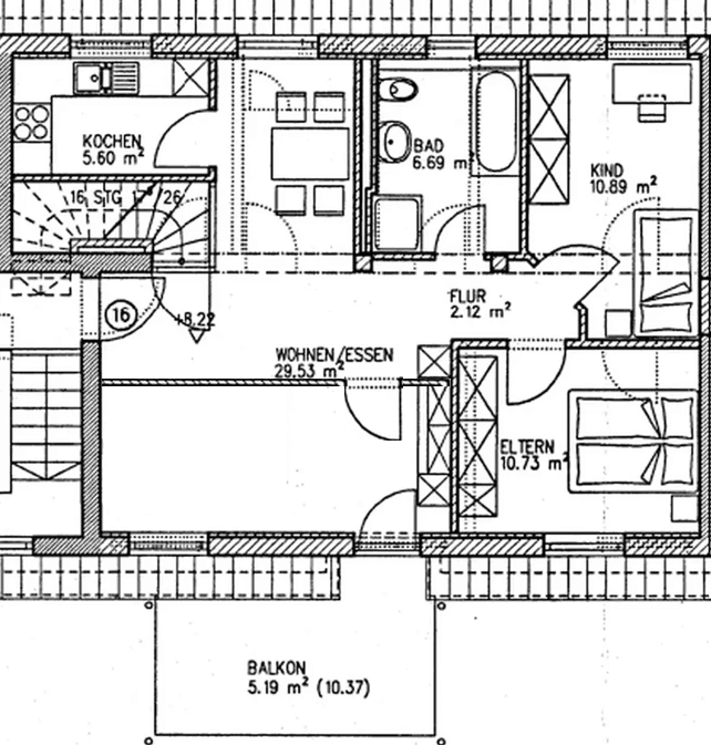 Pronájem bytu 4+1 115 m², Lincolnstraße 6a, Augsburg, Bavorsko Pronájem bytu 4+1 115 m², Lincolnstraße 6a, Augsburg, Bavorsko