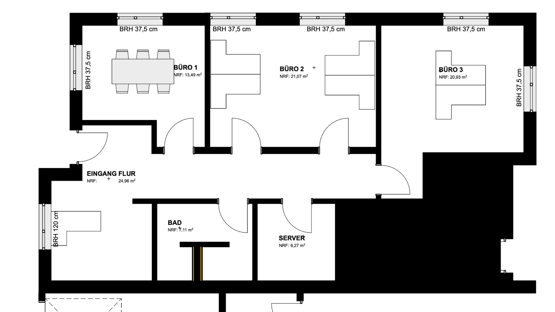 Pronájem kanceláře 94 m², Mainzer Straße 7, Dornburg, Hessen Pronájem kanceláře 94 m², Mainzer Straße 7, Dornburg, Hessen