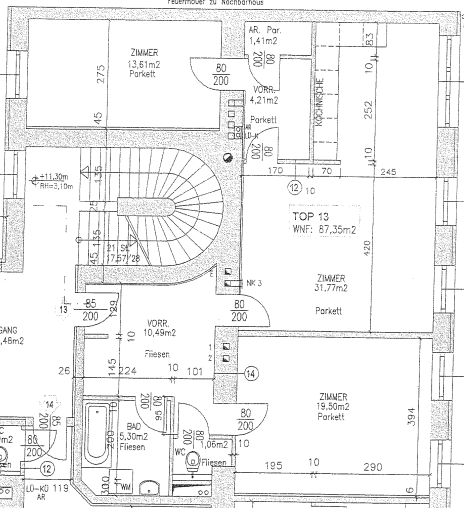 Pronájem bytu 3+1 87 m², Hebbelgasse 4, Wien, Wien Pronájem bytu 3+1 87 m², Hebbelgasse 4, Wien, Wien