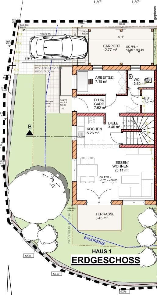 Prodej domu 136 m², pozemek 221 m², Eichendorffstraße 14, Pfaffenhofen an der Ilm, Bavorsko Prodej domu 136 m², pozemek 221 m², Eichendorffstraße 14, Pfaffenhofen an der Ilm, Bavorsko