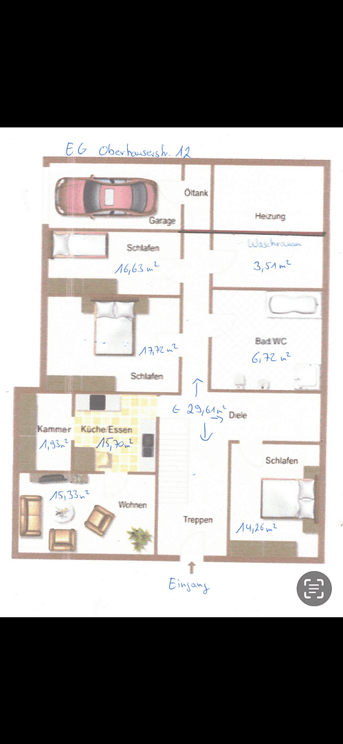 Prodej domu 312 m², pozemek 350 m², Oberhauserstraße 12 und 12a, Feilbingert, Porýní-Falc Prodej domu 312 m², pozemek 350 m², Oberhauserstraße 12 und 12a, Feilbingert, Porýní-Falc
