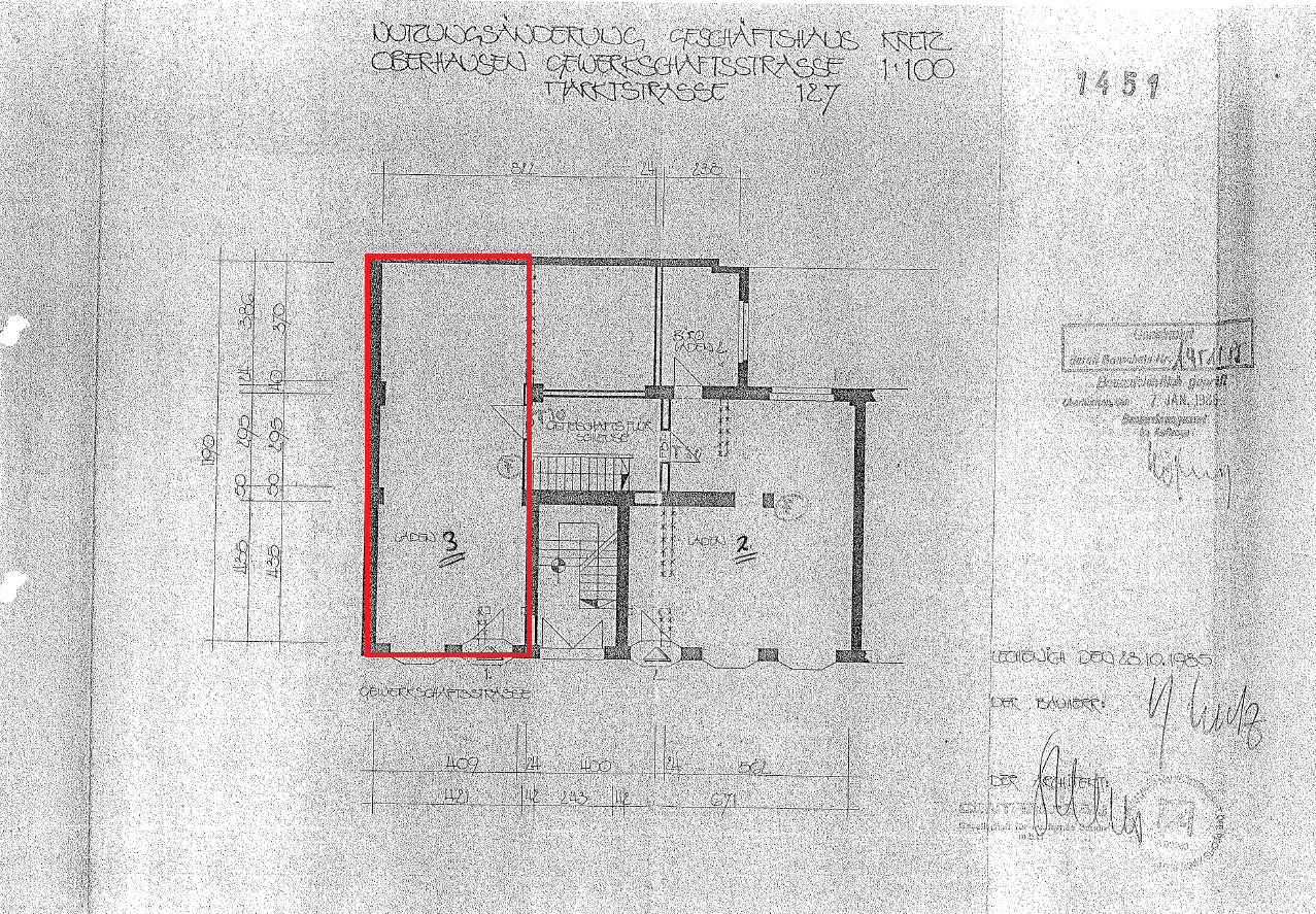 Pronájem nebytového prostoru 65 m², Marktstraße 127, Oberhausen, Severní Porýní-Vestfálsko Pronájem nebytového prostoru 65 m², Marktstraße 127, Oberhausen, Severní Porýní-Vestfálsko