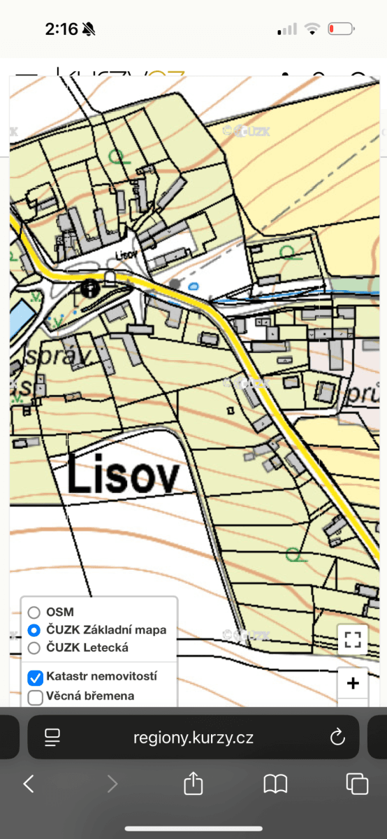 Prodej pozemku 2.433 m², Lisov, Plzeňský kraj Prodej pozemku 2.433 m², Lisov, Plzeňský kraj
