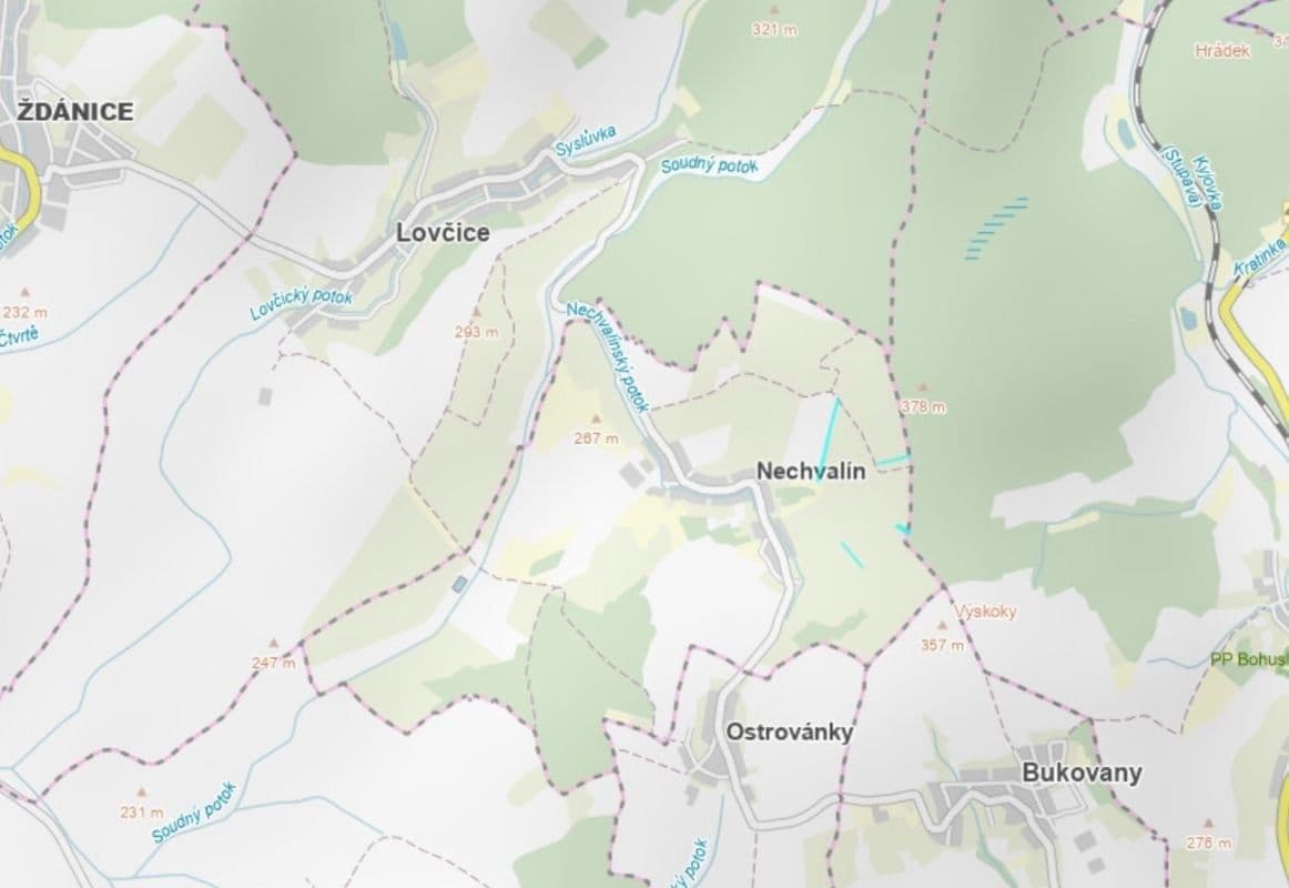 Prodej pozemku 8.393 m², Nechvalín, Jihomoravský kraj Prodej pozemku 8.393 m², Nechvalín, Jihomoravský kraj