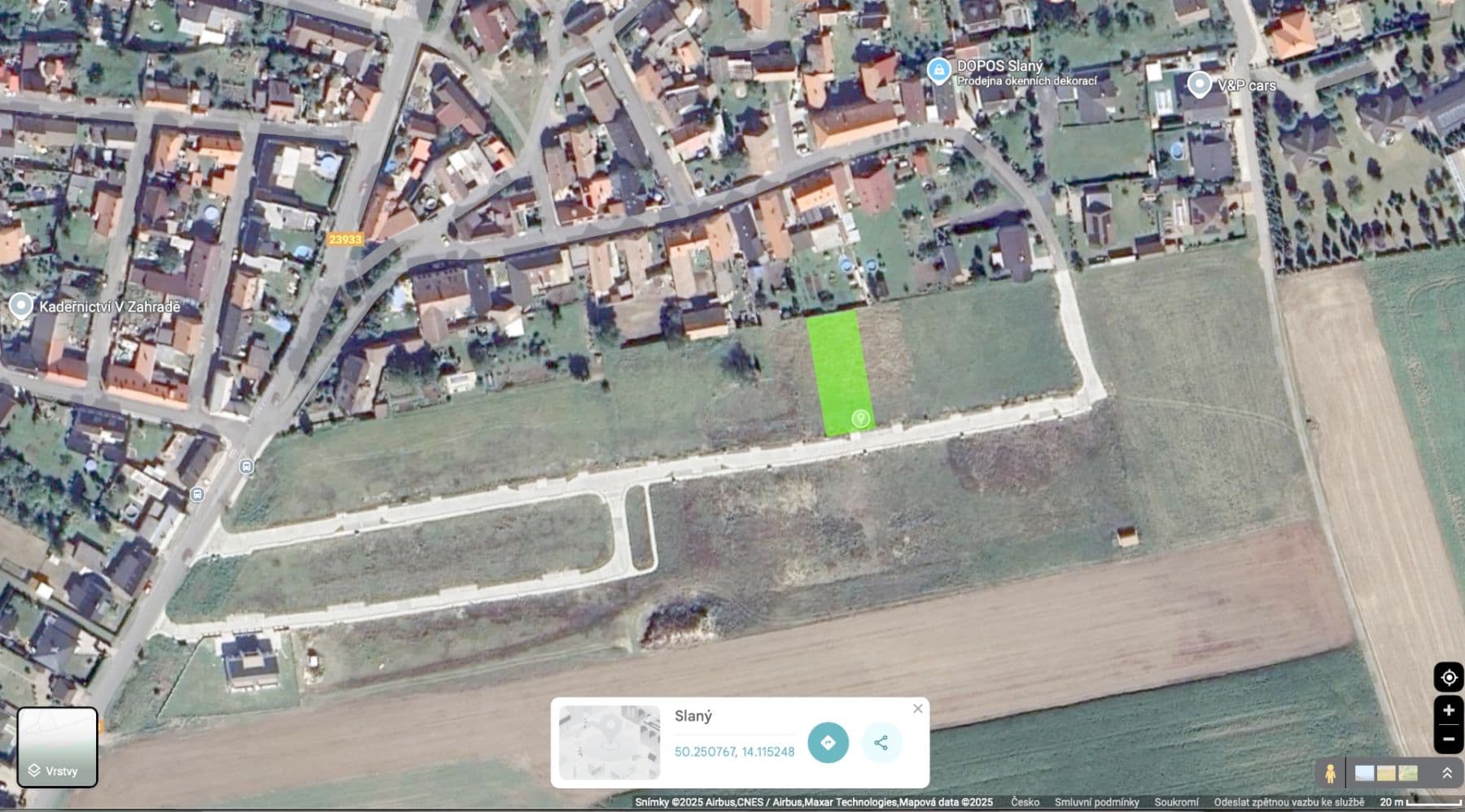 Prodej pozemku 840 m², Slaný, Středočeský kraj Prodej pozemku 840 m², Slaný, Středočeský kraj