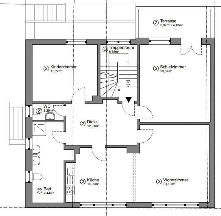 Prodej bytu 3+kk 106 m², Mulheim an der Ruhr, Severní Porýní-Vestfálsko Prodej bytu 3+kk 106 m², Mulheim an der Ruhr, Severní Porýní-Vestfálsko