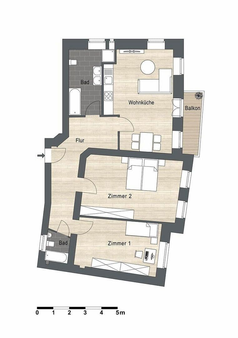 Prodej bytu 3+1 95 m², Külzer Straße 2, Berlin, Berlín Prodej bytu 3+1 95 m², Külzer Straße 2, Berlin, Berlín
