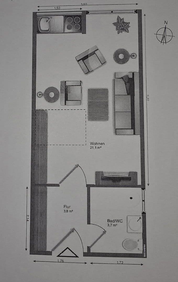 Prodej bytu 1+1 29 m², Ostermayrstraße 3-5, München, Bavorsko Prodej bytu 1+1 29 m², Ostermayrstraße 3-5, München, Bavorsko