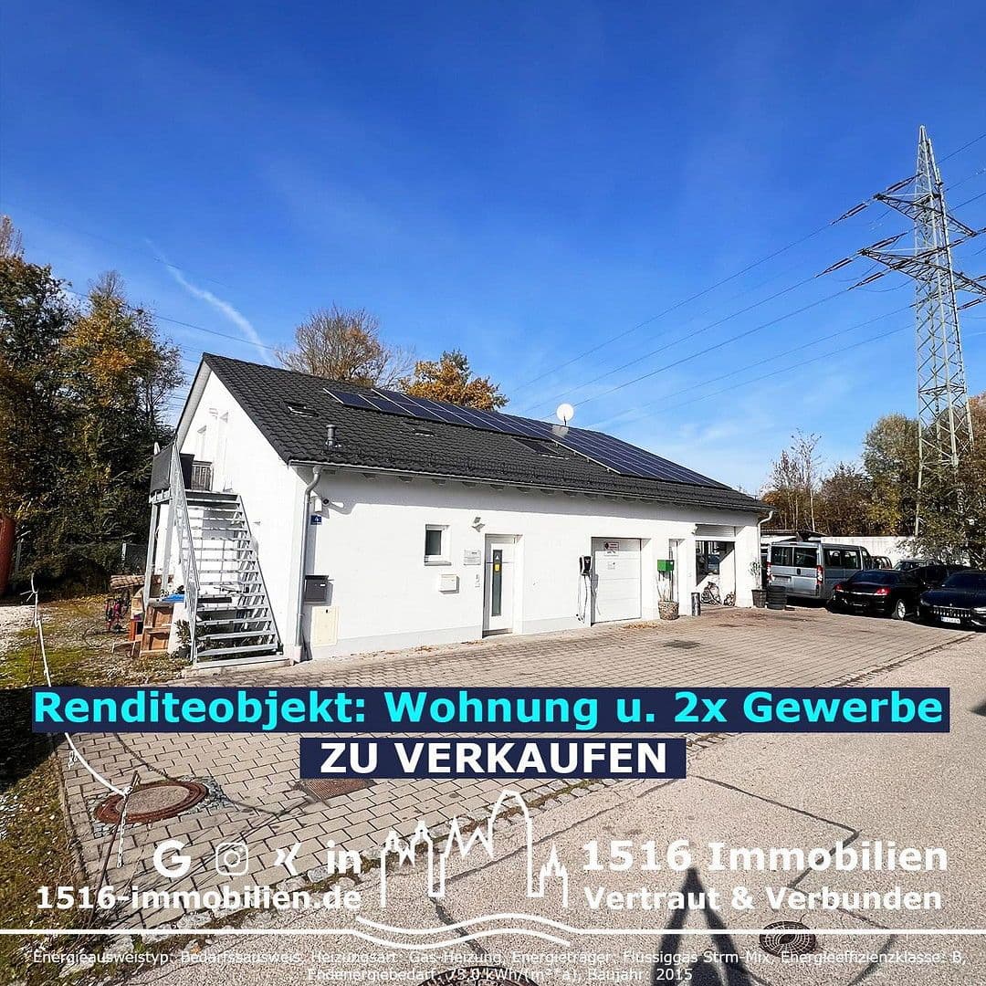 Prodej nebytového prostoru 850 m², Gewerbeweg 4, Großmehring, Bavorsko Prodej nebytového prostoru 850 m², Gewerbeweg 4, Großmehring, Bavorsko