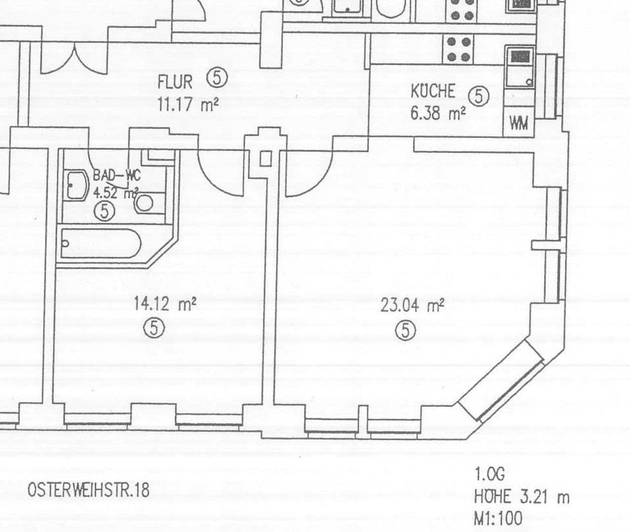 Pronájem bytu 2+1 60 m², Osterweihstraße 18, Cvikov, Sasko Pronájem bytu 2+1 60 m², Osterweihstraße 18, Cvikov, Sasko