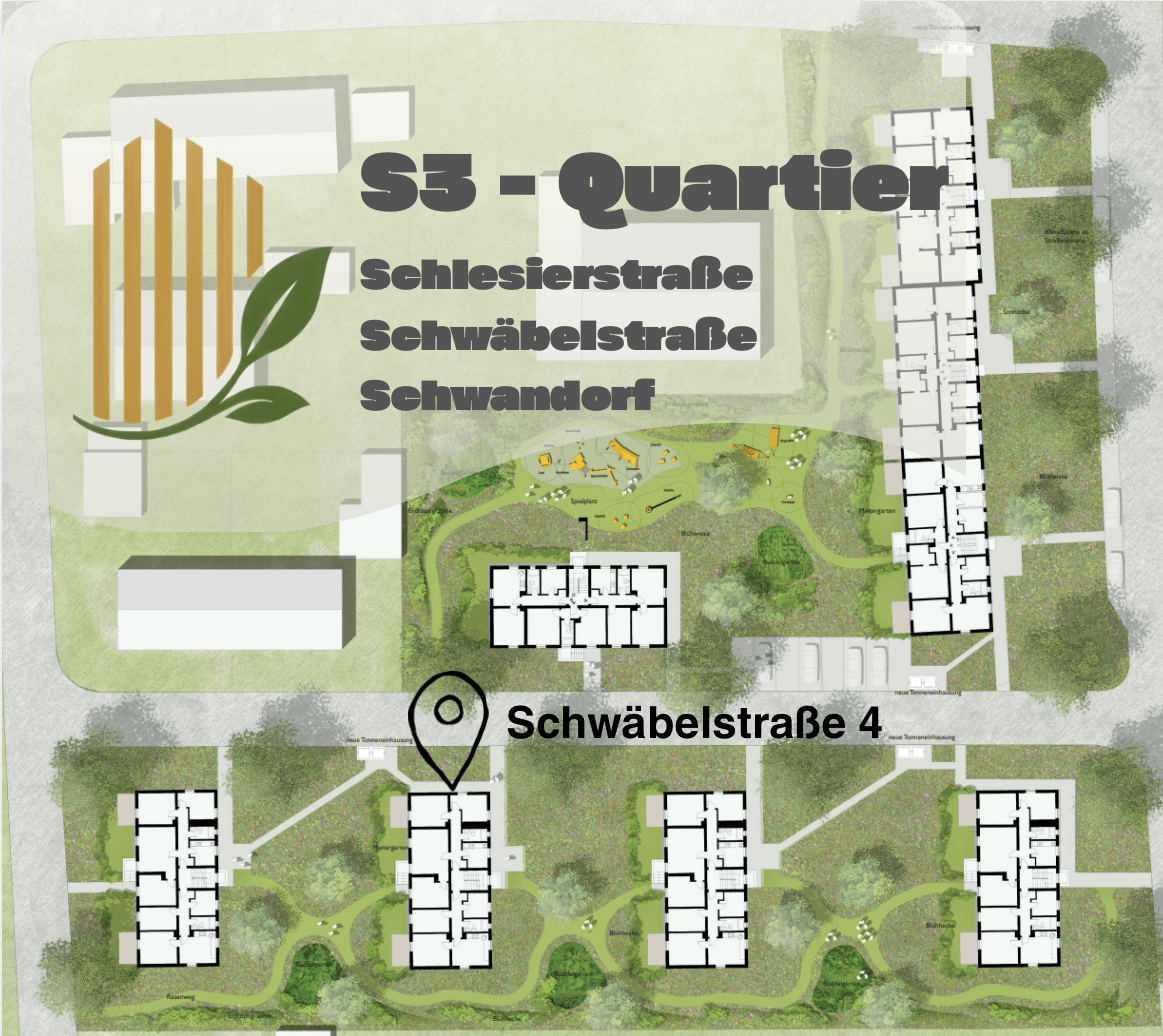 Pronájem bytu 3+1 56 m², Schwäbelstraße 4, Schwandorf, Bavorsko Pronájem bytu 3+1 56 m², Schwäbelstraße 4, Schwandorf, Bavorsko