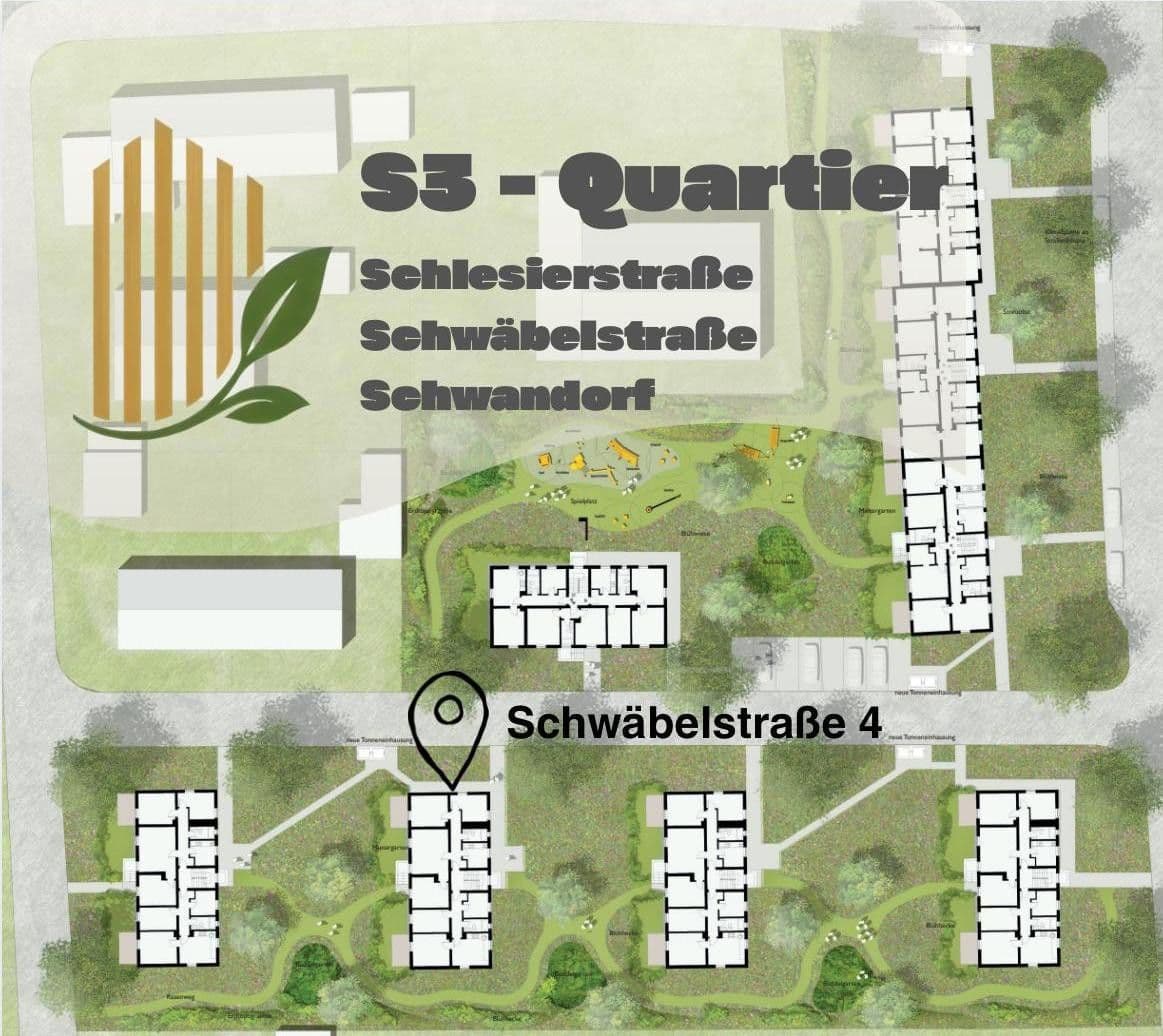 Pronájem bytu 1+kk 34 m², Schwäbelstraße 4, Schwandorf, Bavorsko Pronájem bytu 1+kk 34 m², Schwäbelstraße 4, Schwandorf, Bavorsko