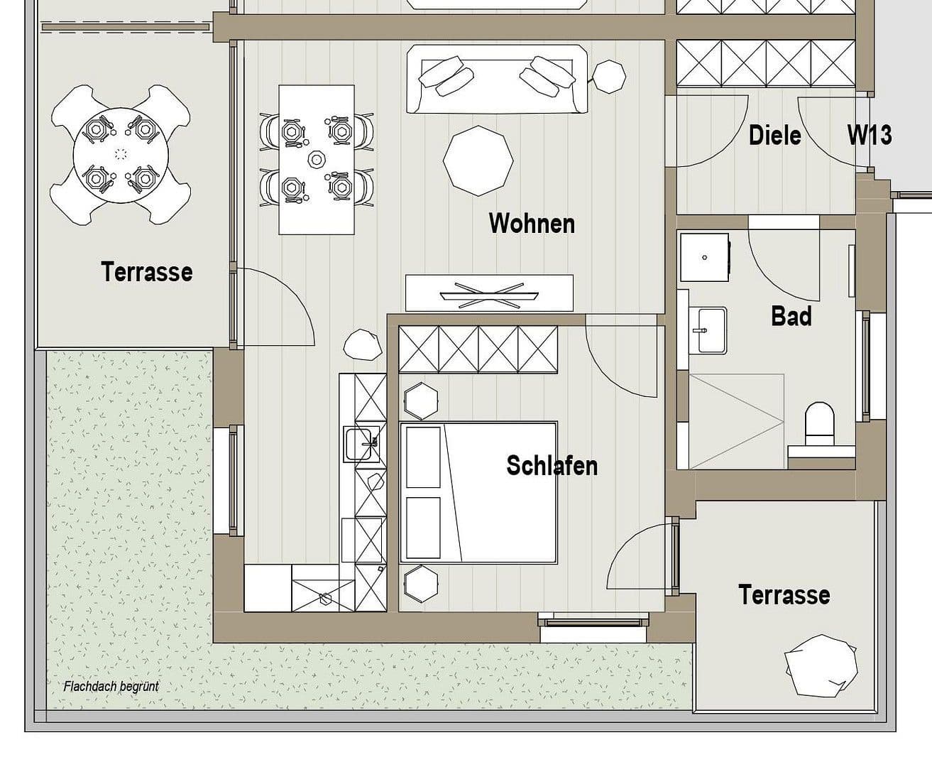 Prodej bytu 2+1 56 m², Beckentalweg 4, Affalterbach, Bádensko-Württembersko Prodej bytu 2+1 56 m², Beckentalweg 4, Affalterbach, Bádensko-Württembersko