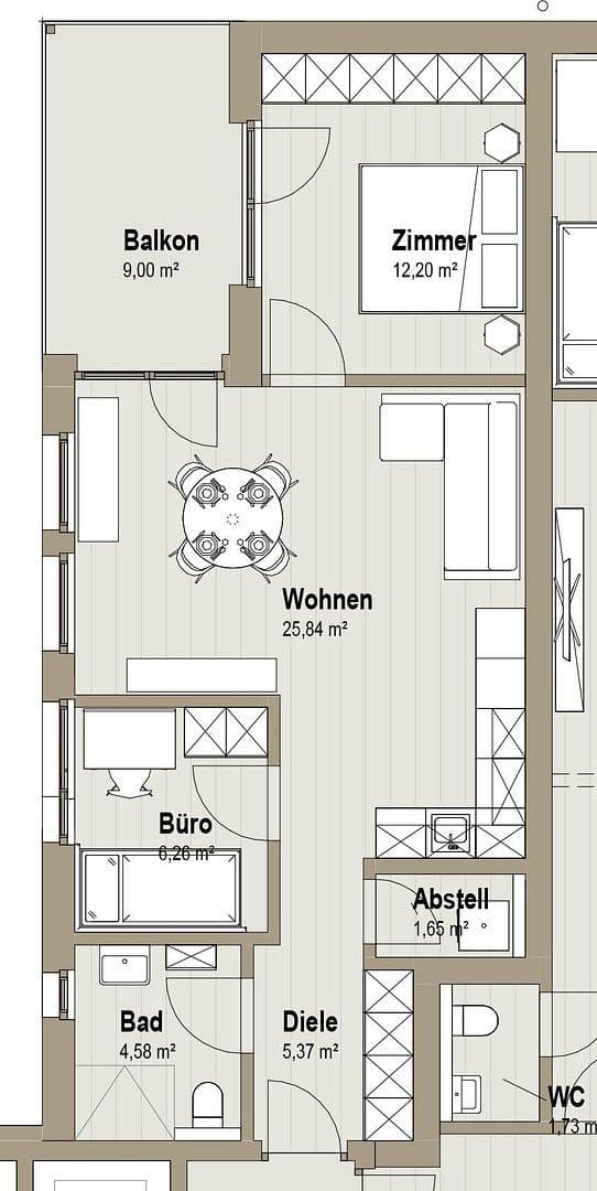 Prodej bytu 2+kk 61 m², Beckentalweg 4, Affalterbach, Bádensko-Württembersko Prodej bytu 2+kk 61 m², Beckentalweg 4, Affalterbach, Bádensko-Württembersko