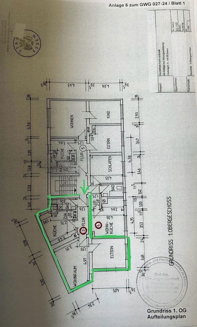 Pronájem bytu 2+1 55 m², Essen, Severní Porýní-Vestfálsko Pronájem bytu 2+1 55 m², Essen, Severní Porýní-Vestfálsko