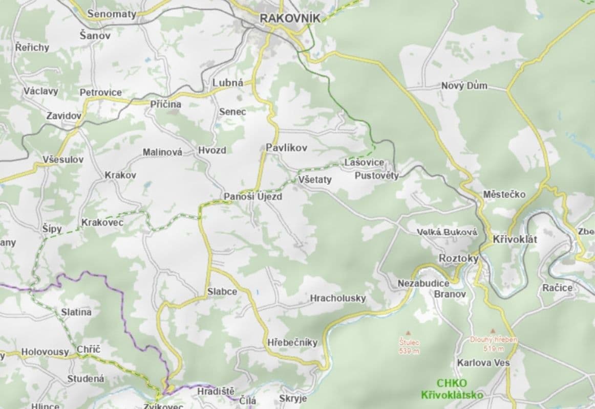 Prodej pozemku 2.774 m², Hřebečníky, Středočeský kraj Prodej pozemku 2.774 m², Hřebečníky, Středočeský kraj