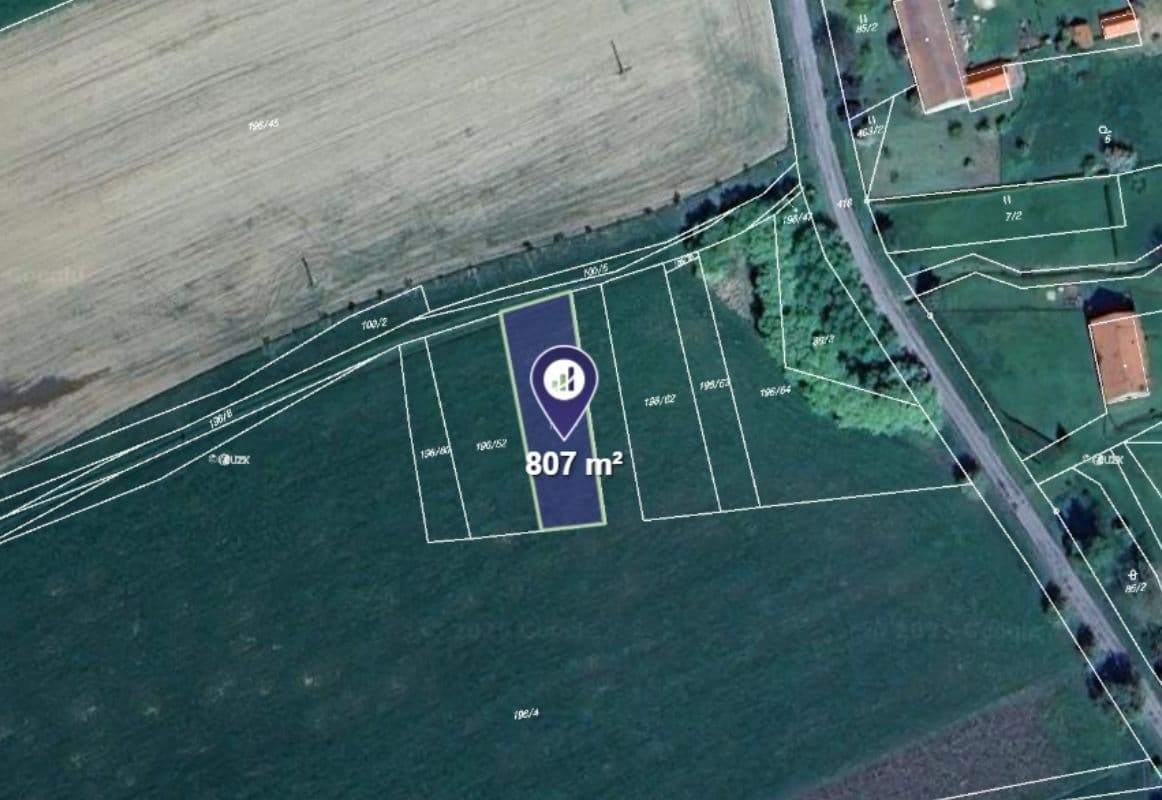 Prodej pozemku 2.774 m², Hřebečníky, Středočeský kraj Prodej pozemku 2.774 m², Hřebečníky, Středočeský kraj