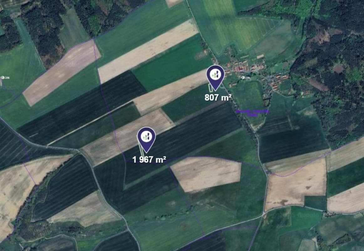 Prodej pozemku 2.774 m², Hřebečníky, Středočeský kraj Prodej pozemku 2.774 m², Hřebečníky, Středočeský kraj
